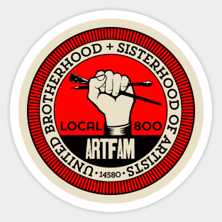 ARTFAM 2014 - Artists' Union Sticker
